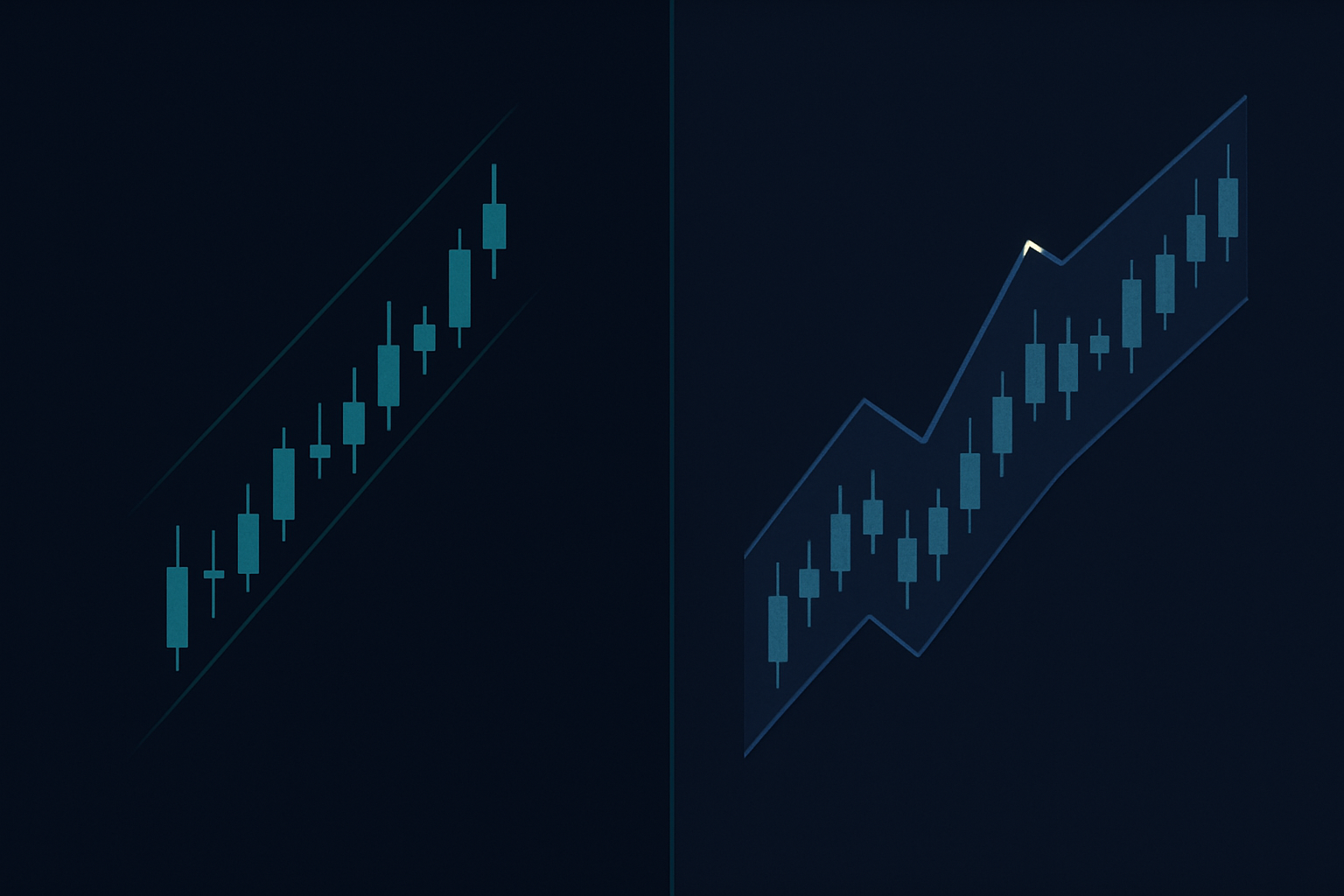 Side-by-side micro (1-3%) and macro (20%) price channels.